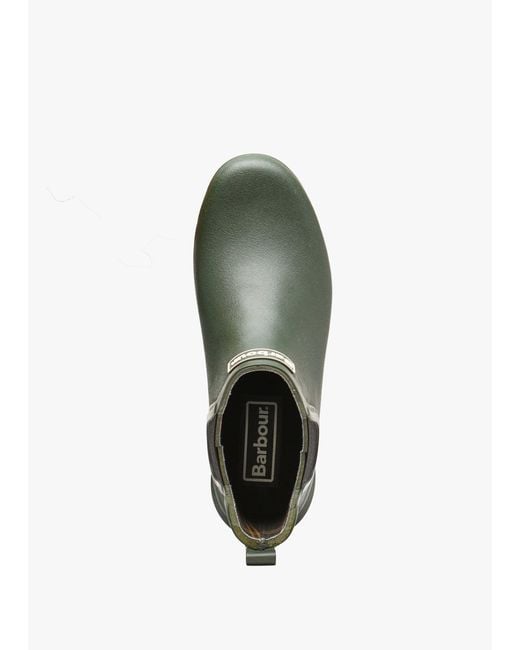 Barbour Green Wilton Rubber Welly Boots