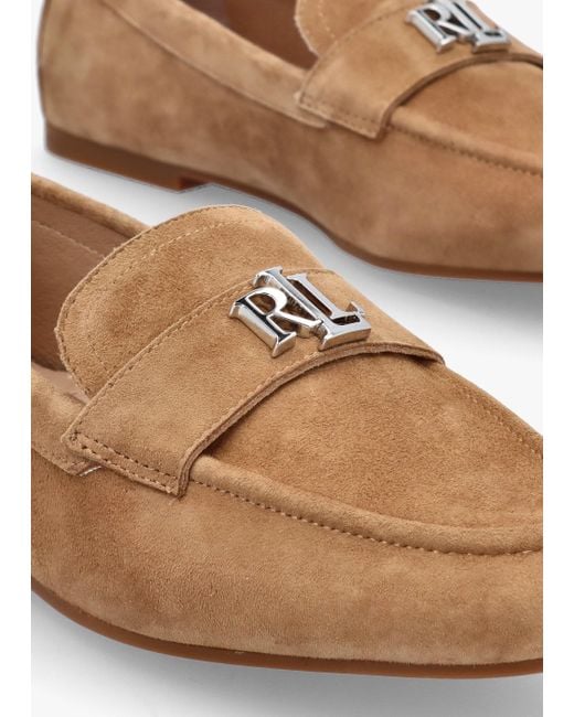 ralph lauren suede loafers womens