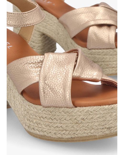 Daniel Natural Jelly Rose Cross Strap Jute Block Heel Sandals