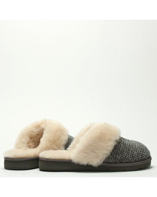 charcoal grey ugg slippers
