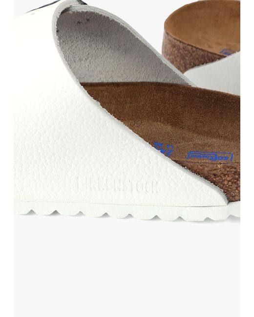 Birkenstock White Arizona Leather Sandal