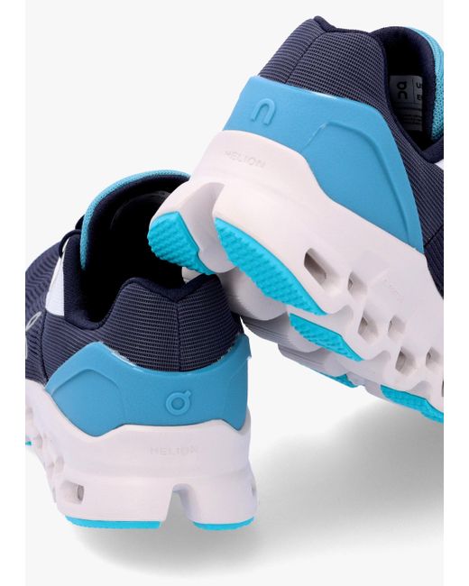 On Shoes Blue Women's Cloudstratus Iron Frost Trainers