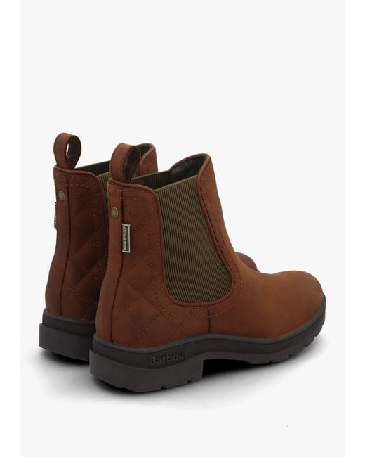 Barbour Brown Amble Mahogany Chelsea Boots