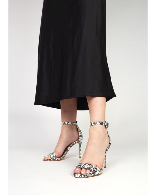 Daniel White Carely Leather Stiletto Heel Sandals
