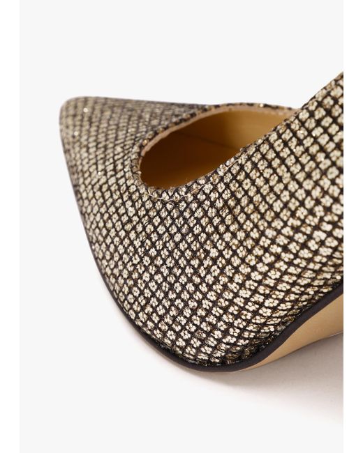 Daniel Afordy Gold Metallic Glitter Heeled Mary Janes in Black Lyst