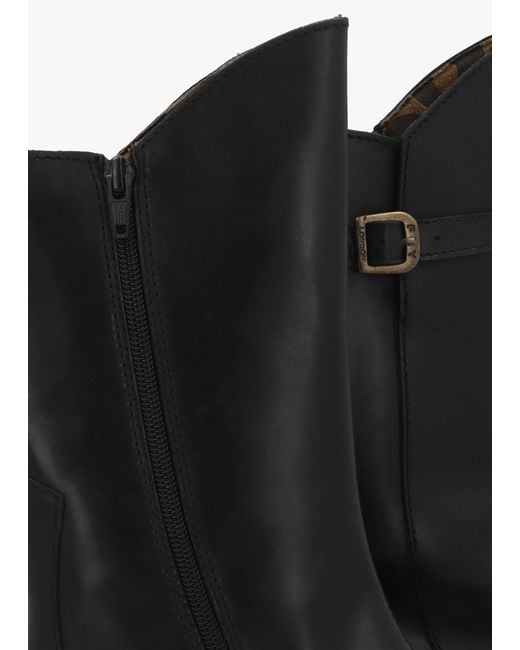 Fly London Black 'mes 2' Calf Length Boots