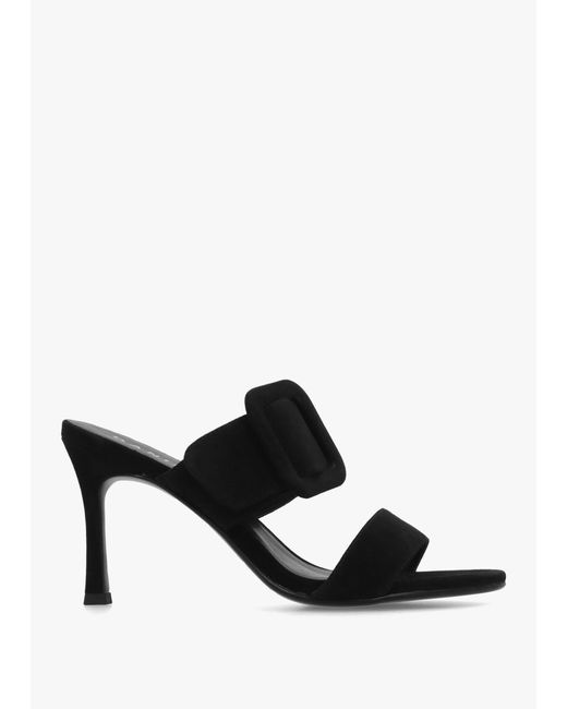 Daniel Black Eilish Buckle Heeled Mules