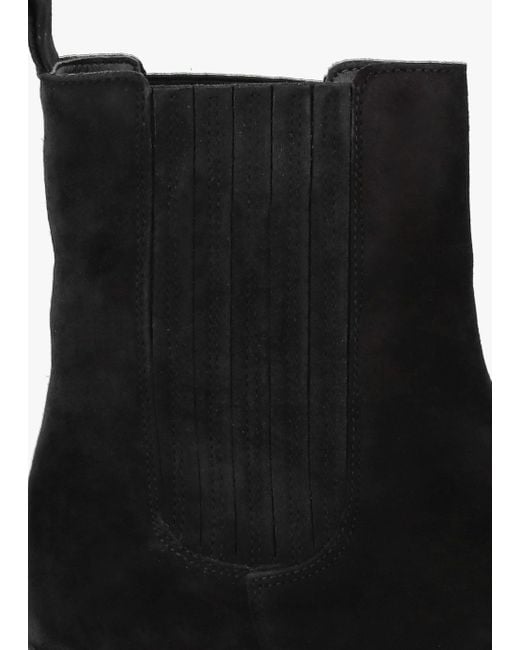 Alpe Alpie Black Suede Crepe Sole Chelsea Boots