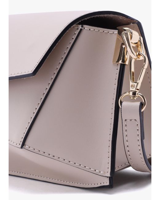 Daniel Pink Leonie Beige Leather Cross-body Bag
