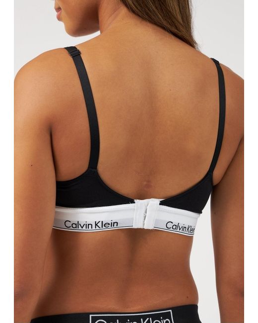 Calvin Klein Black Underwear Modern Cotton Maternity Bralette