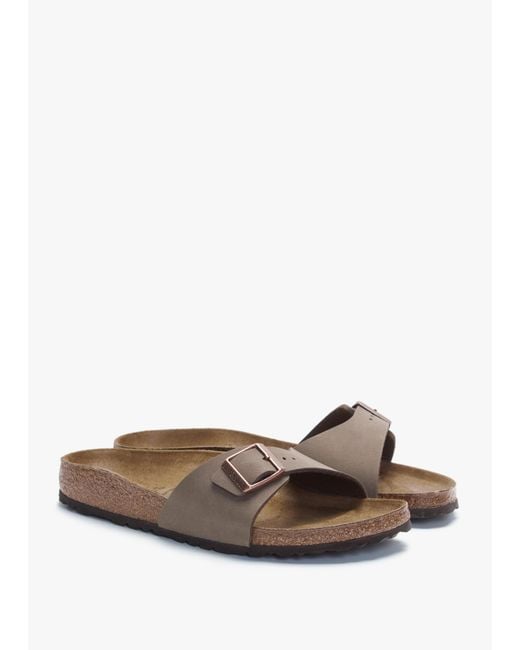 Birkenstock Brown Madrid Birko-flor Nubuck Mocca Mules