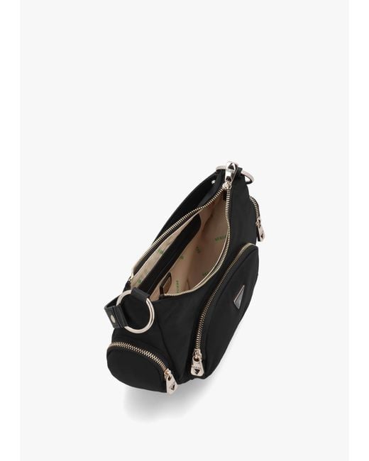 Guess Eco Gemma Black Shoulder Bag
