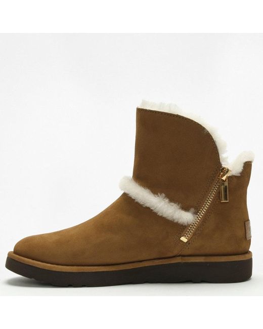 ugg luxe spill seam mini boot
