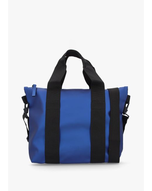 Rains Blue Micro W3 Storm Tote Bag
