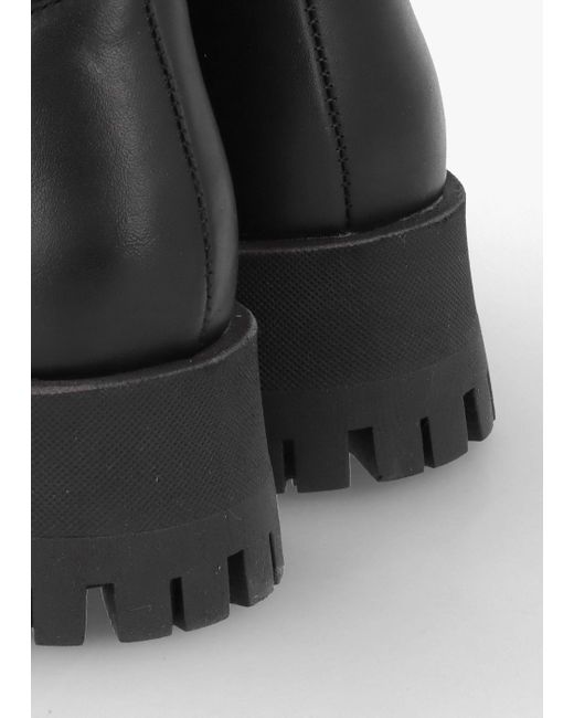 Daniel Larisa Black Leather Stretch Over The Knee Boots
