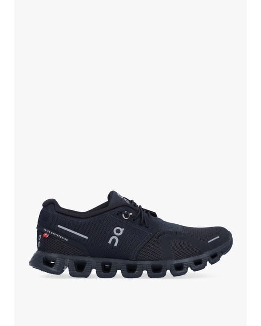 On Shoes Blue Cloud 5 All Black Trainers