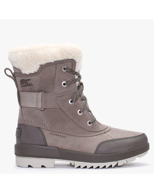 Sorel Torino Ii Omega Taupe Major Leather Parc Boots in Brown | Lyst UK