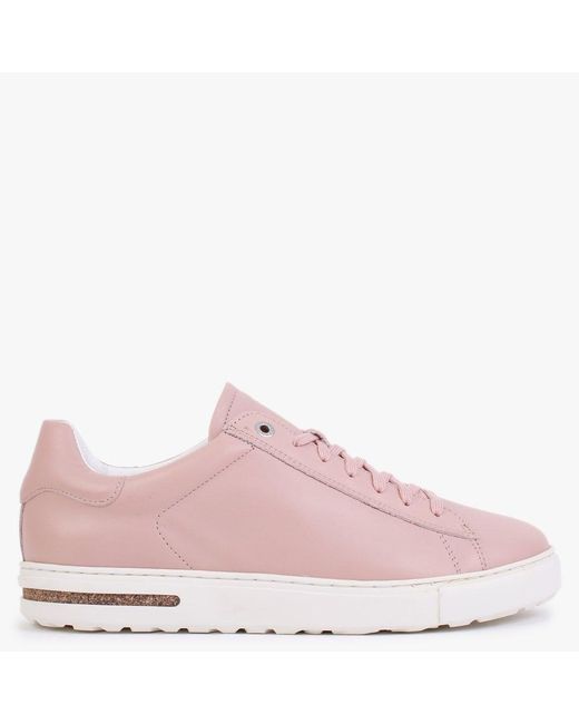 Birkenstock Bend Low Light Rose Leather Trainers in Pink Leather (Pink ...