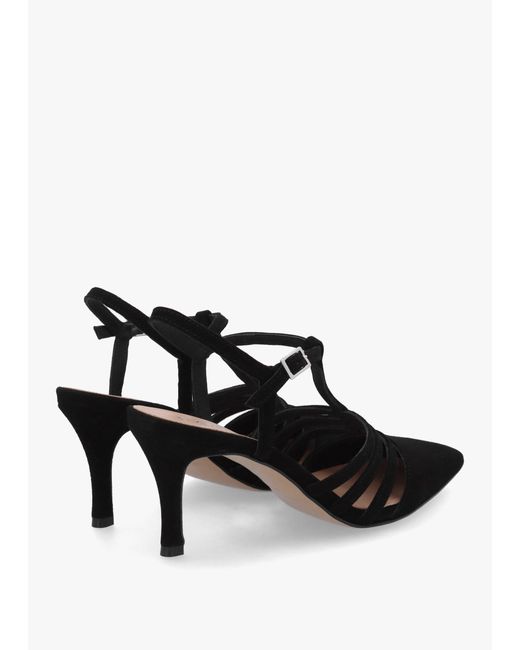 Daniel Black Sade T Bar Heeled Court Shoes