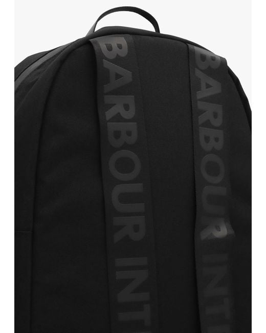 Barbour Black Knockhill Essential Classic Backpack