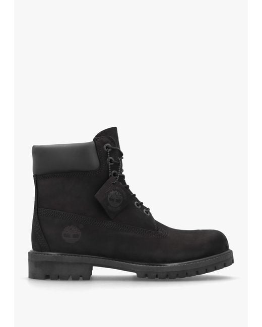 Timberland Black Premium 6 Inch Waterproof Boots