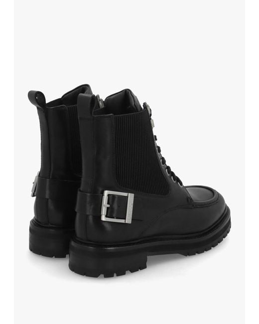 Barbour Black Leonie Lace Up Ankle Boots