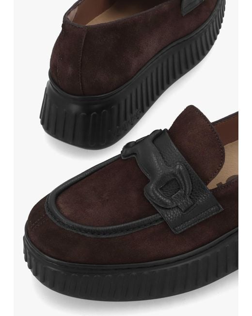 Wonders Black Xfly 03 Dark Loafers