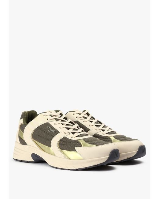 Mallet White Khaki Holloway Trainers