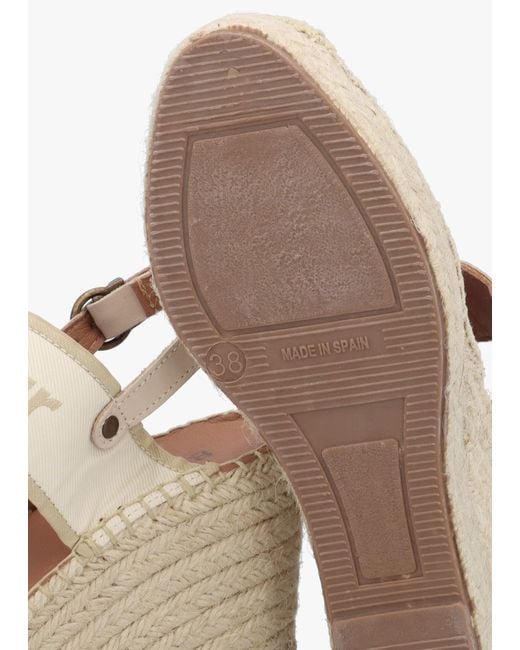Barbour Natural Lyndhurst Wedge Espadrilles