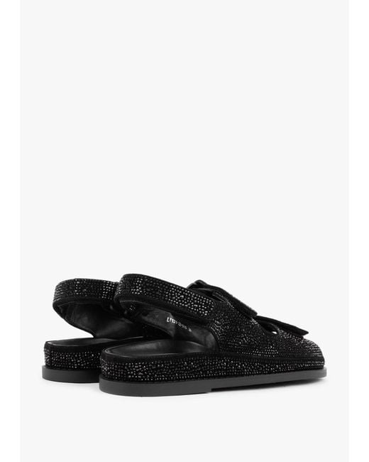 Daniel Black Sissy Diamante Embellished Sandals
