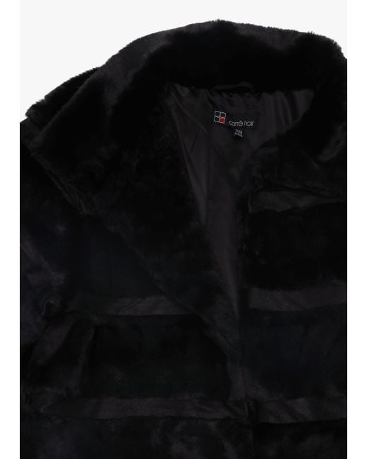 Carre Noir Black Fur Jacket