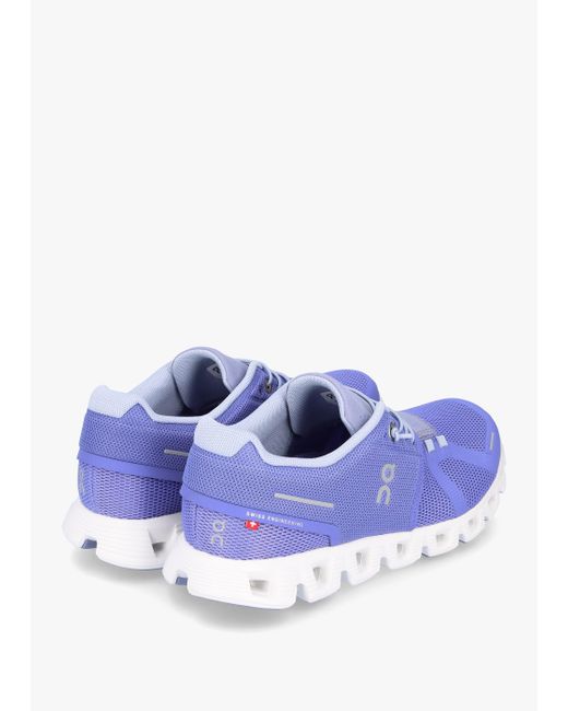 On Shoes Purple Cloud 5 Blueberry Feather Trainers
