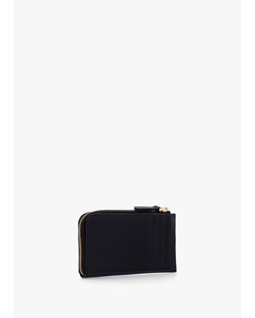 Marc Jacobs The J Marc Top Zip Black Leather Multi Wallet