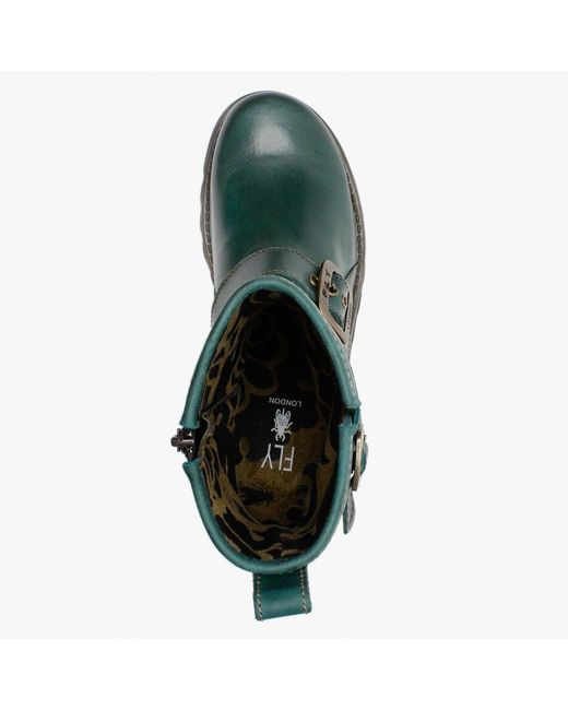 fly london green ankle boots