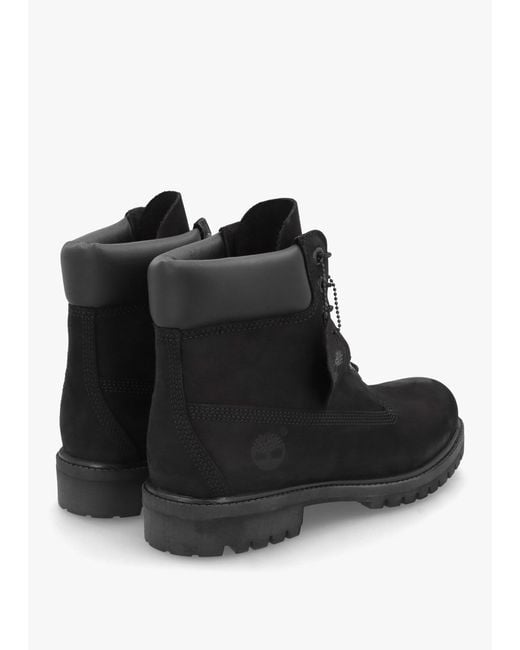Timberland Black Premium 6 Inch Waterproof Boots