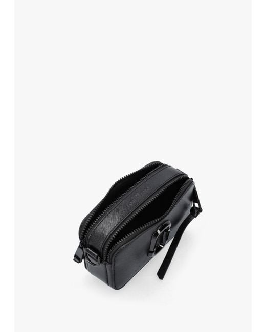 Marc Jacobs The Snapshot Dtm Black Leather Camera Bag