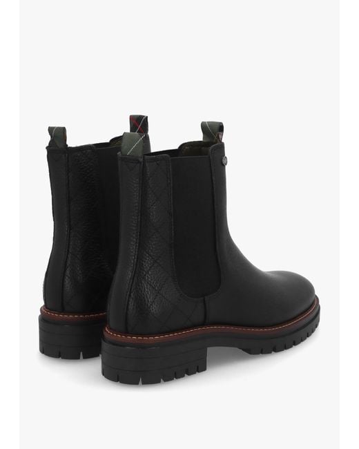 Barbour Black Evie Chelsea Boots