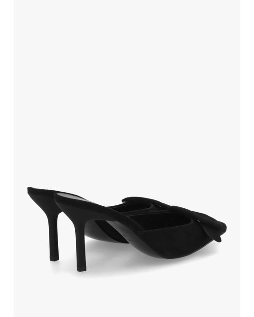 Daniel Black Etta Buckle Trim Heeled Mules