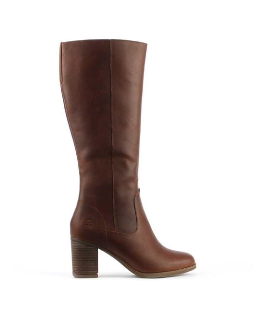 Timberland Atlantic Brown Leather Knee High Boot