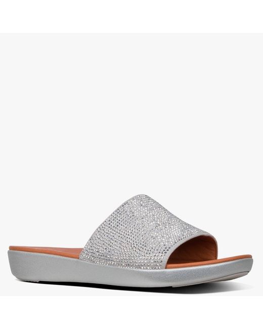 fitflop sola crystalled slide