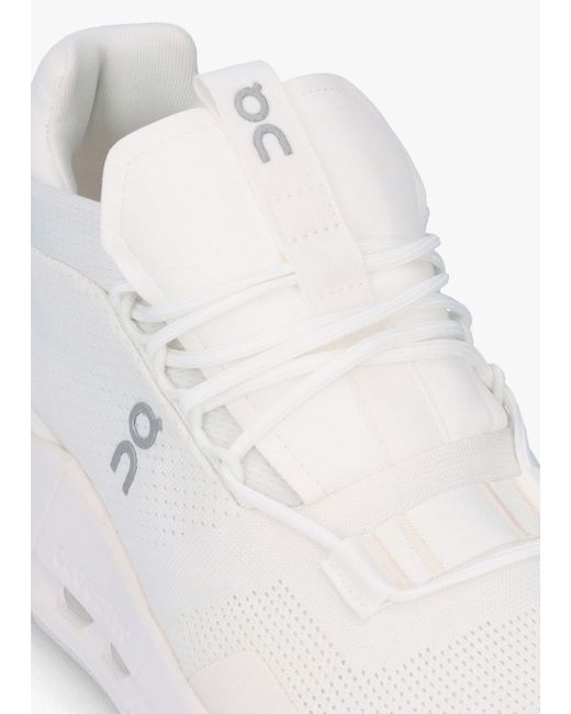 On Shoes Cloudnova Undyed White White Trainers