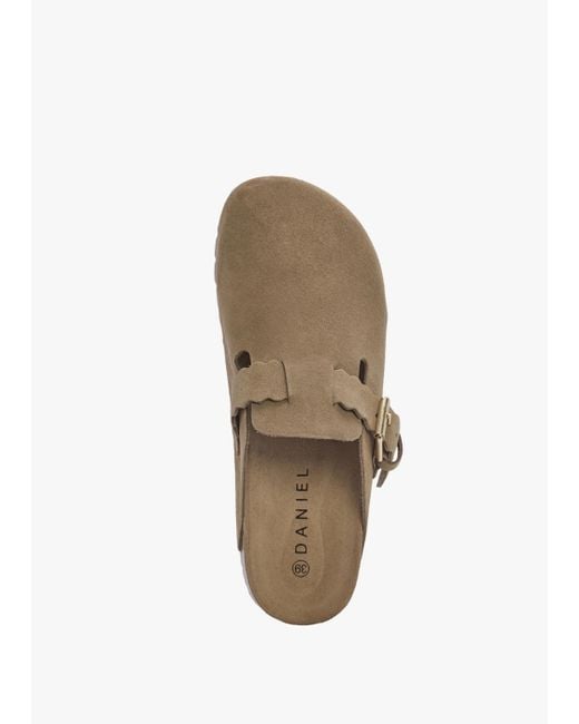 Daniel Natural Iclog Beige Suede Clogs