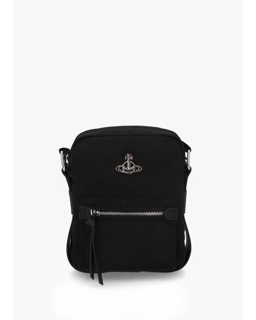 Vivienne Westwood Small Jackson Black Cross-body Satchel Bag