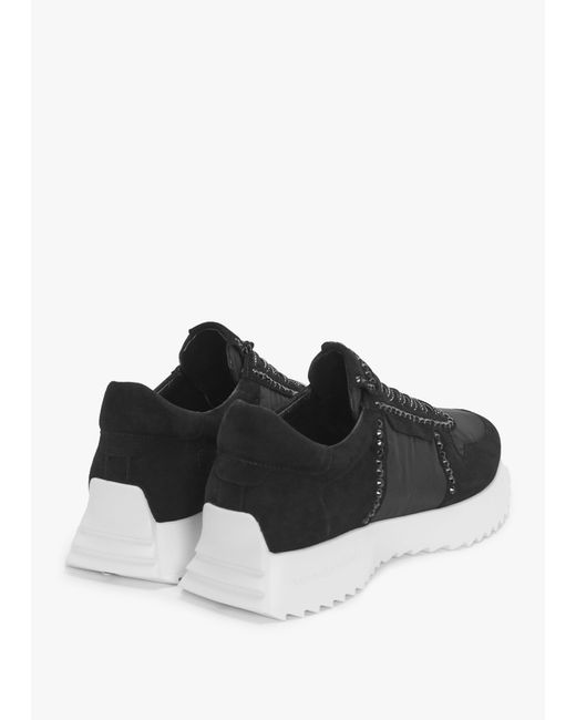Kennel & Schmenger Black Pull Diamante Trainers