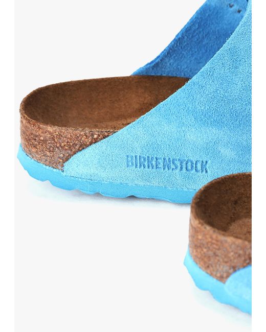 Birkenstock Blue Arizona Suede Sandal