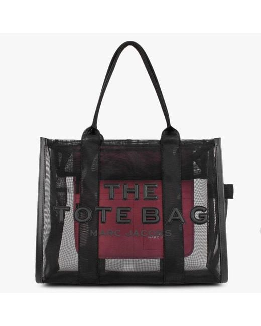 Marc Jacobs The Mesh Black Tote Bag | Lyst