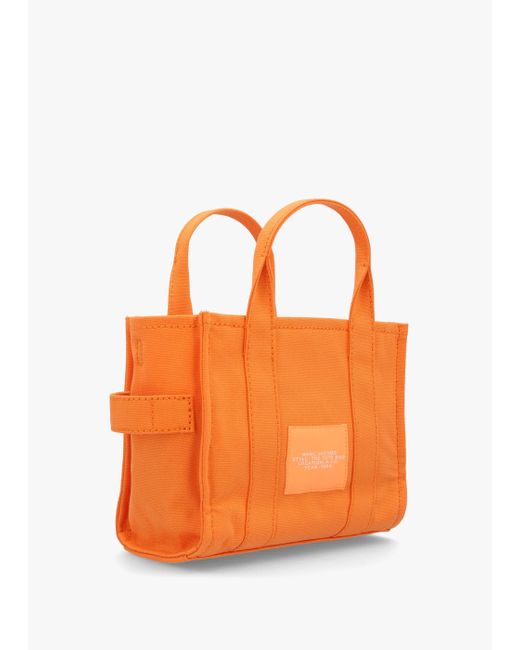 Marc Jacobs Orange The Canvas Small Tangerine Tote Bag