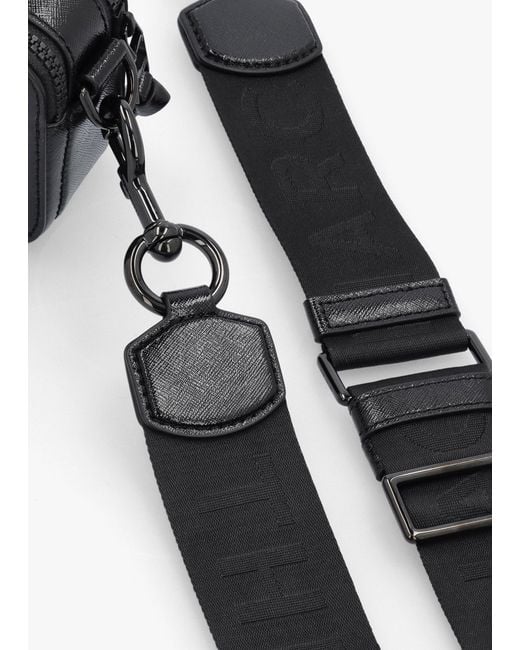 Marc Jacobs The Snapshot Dtm Black Leather Camera Bag