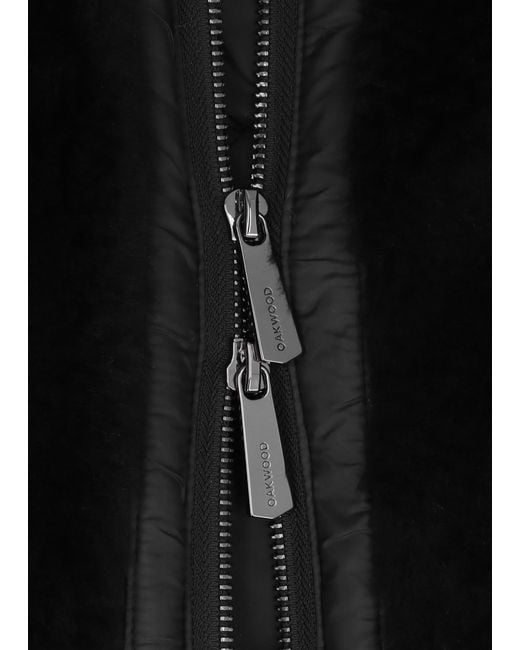 Oakwood Orma Black Wool & Nylon Jacket