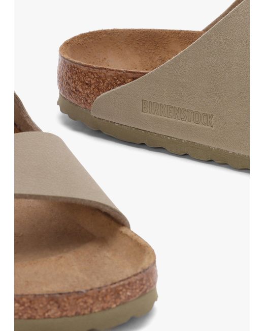 Birkenstock Multicolor Arizona Birko-flor Faded Khaki Two Bar Mules